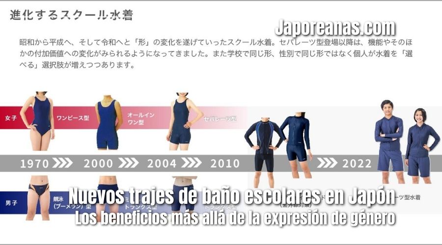 Los trajes de bano escolares van a  desaparecer de Japon